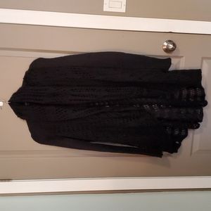Black Knitted Cardigan.